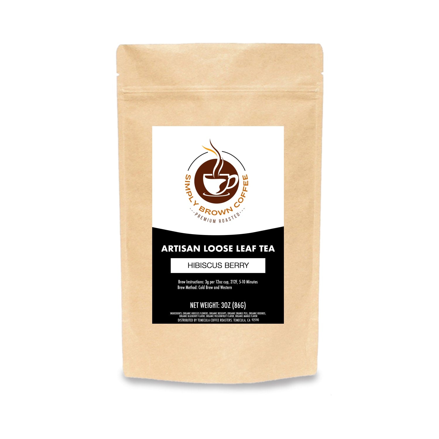 Hibiscus Berry Tea - Simply Brown Coffee